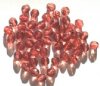 50 6mm Faceted Dusty Rose Beads